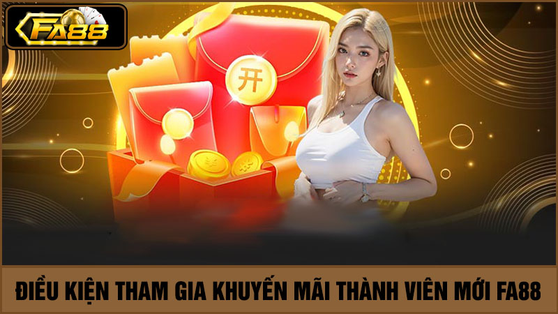 điều kiện tham gia khuyến mãi thành viên mới FA88