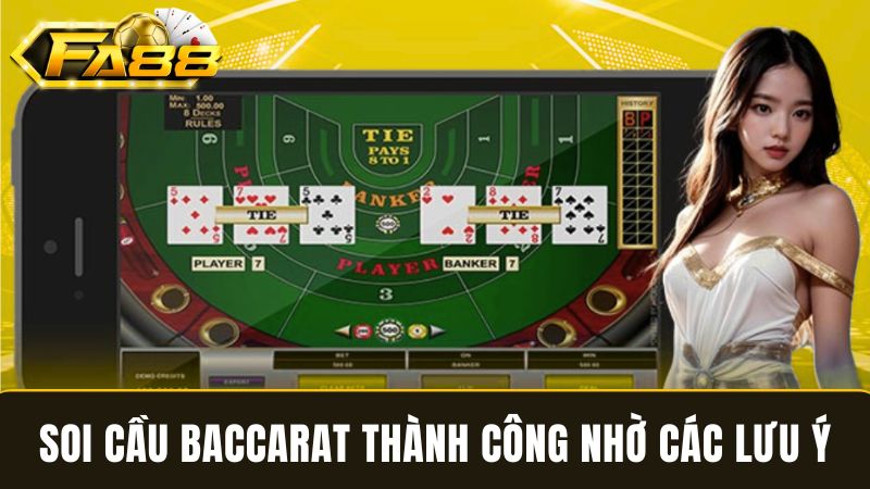 lưu ý  soi cầu Baccarat 