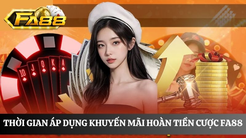 thời gian hoàn tiền cược FA88 